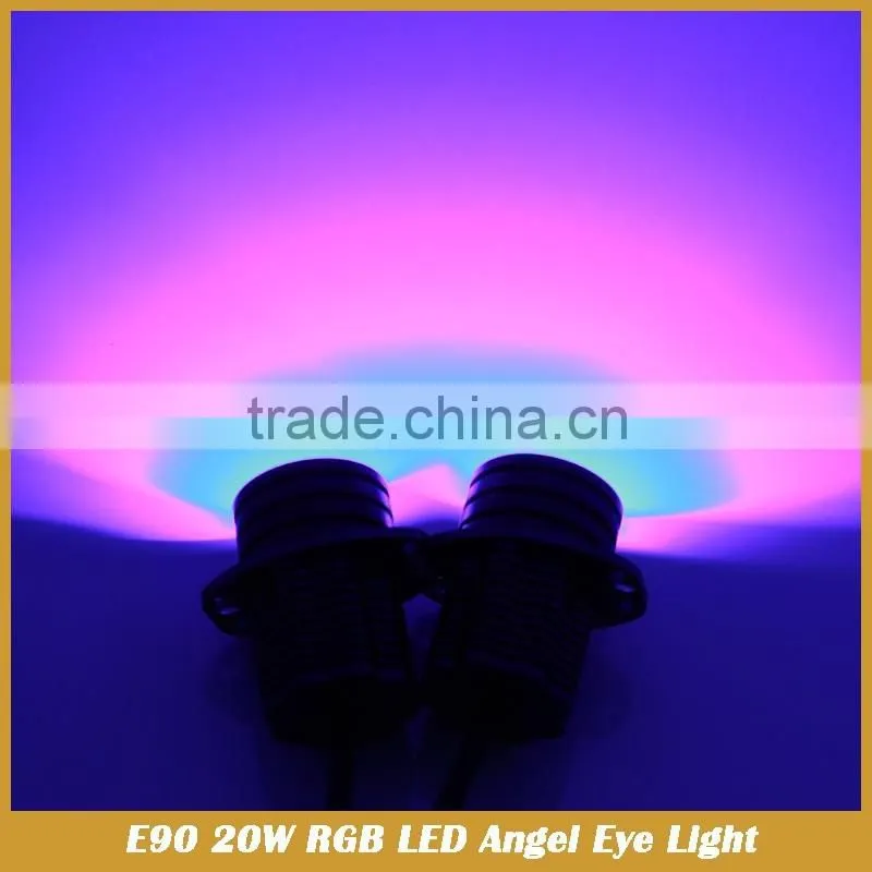 E90 20W RGB remote Multi-Color LED Angel Eyes Kit for E90 2006-2008 E60