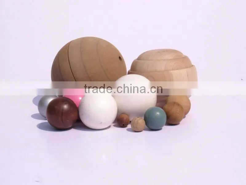 Hot Sale Natural Unfinished Round Wooden Beads