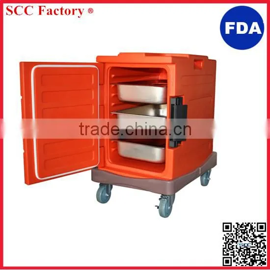 Hotel insulated cabinet for hot and cold food Catering food service insulated cabinet with GN pan
