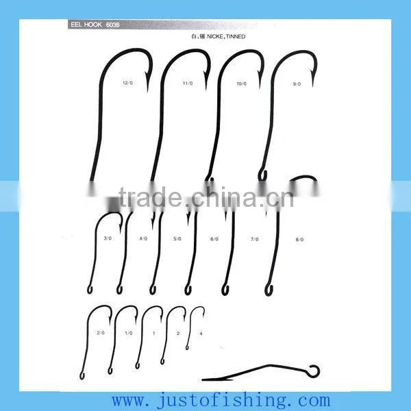 fishing hooks O'SHAUGHNESSY JIG 6043,60' JIG 6044