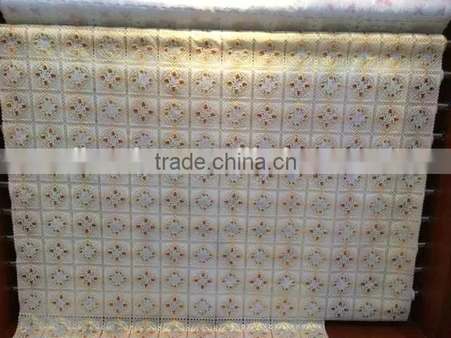PVA lace golden or silvery table cloth New products