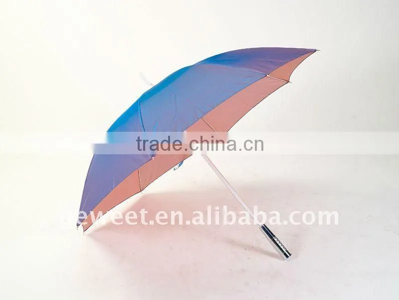 23"8K straight chameleon fabric parasol umbrella