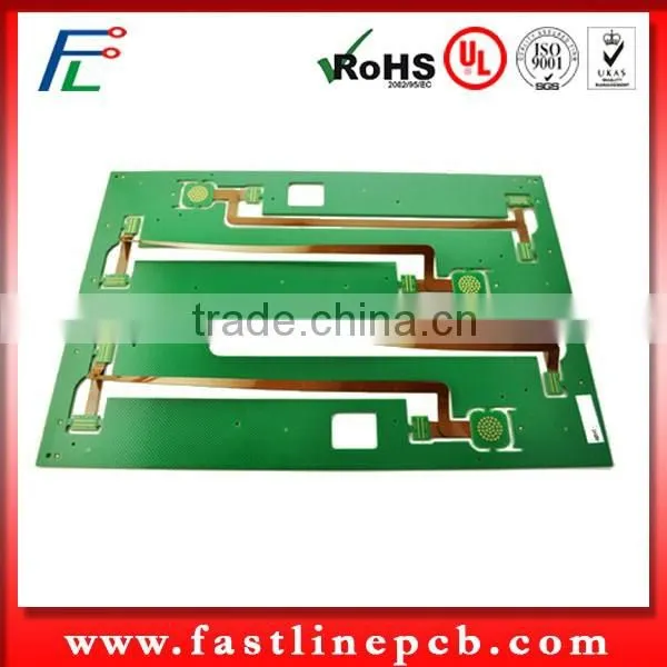 Multilayer Green ink solder Rigid flexible PCB