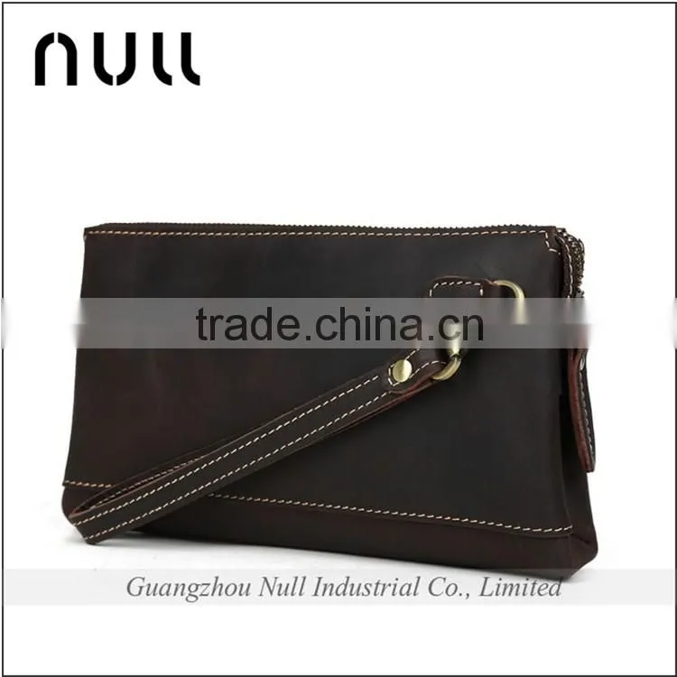 China Old Factory High Quality Leather Male Purse For Cash And Phone