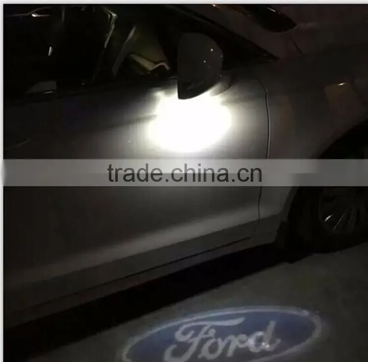 New Product 2016 KEEN side mirror led laser car logo light auto logo projection wireless car logo light for Ford Explorer