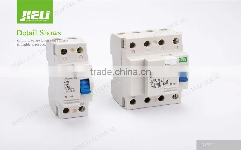 F360 2p 4p over current protection rcd electrical