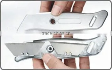 tool cutter 2pcs Trapezoid blade Zinc alloy Utility Cutter