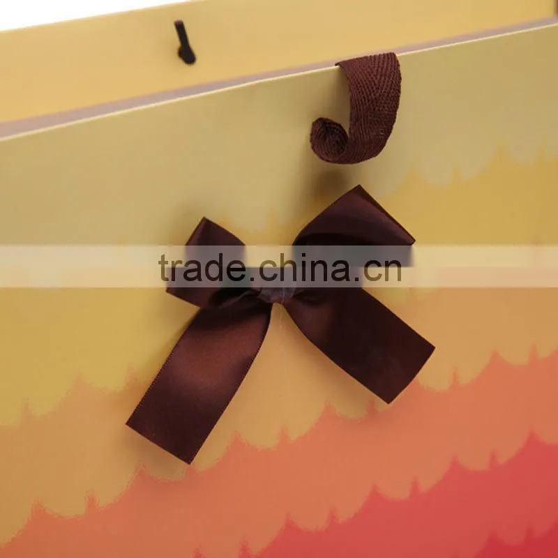 Rainbow paper bag paper bag gift bag shopping paper bag low price customized logo