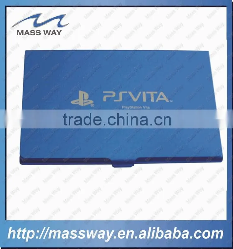 promotional black single EVA ID aluminum business name card holder