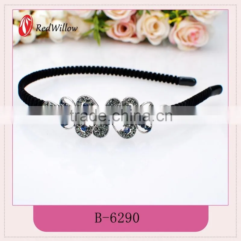 Alibaba china supplier hollow out alloy headband