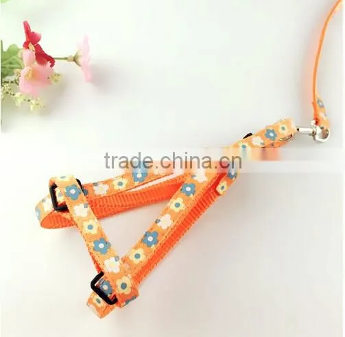Training Dog Pet Puppy Cat Adjustable Nylon Harness Lead leash Traction rope