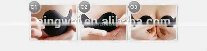 invisible adhesive V bra sexy strapless silicone bra