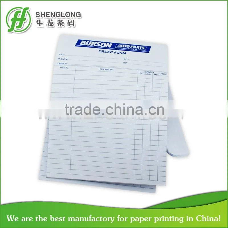 Guest check docket book