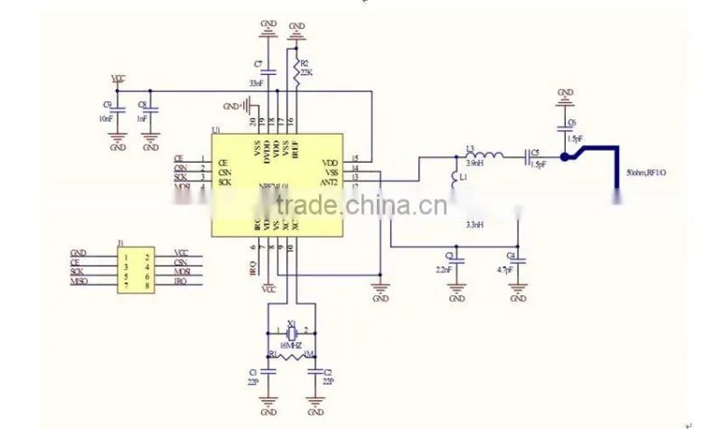 Cheap super mini RFID wireless data transfer module 50-80m induction distance can be customized
