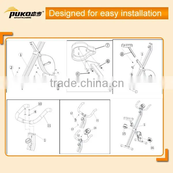 Factory Supply Magnetic Exercise Bike for Indoor Use Gym Equipment Bike