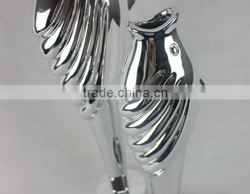 DS130006 fish figurine vase wedding favors resin gifts and crafts