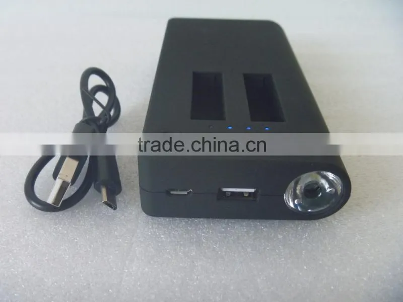 Powr bank for Gopro hero 4 battery / AHDBT-401 battery dual USB charger