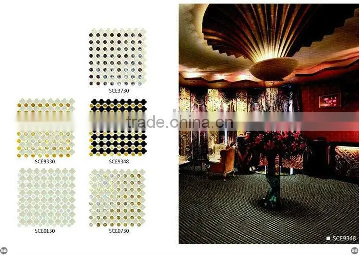 red and black iridescent decorative mosaic