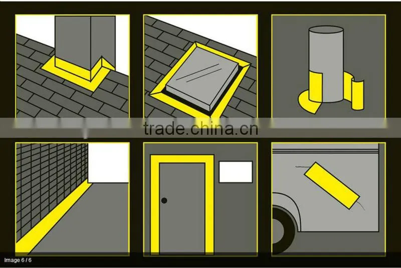 Bituminous flashin tape for waterproofing