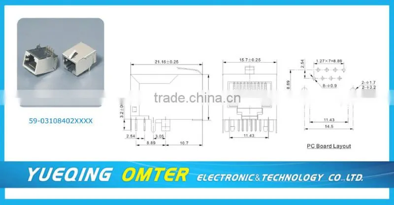 PCB JACK in connector