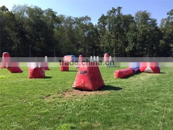 outdoor inflatable obstacles paint game,inflatable air bunker for game