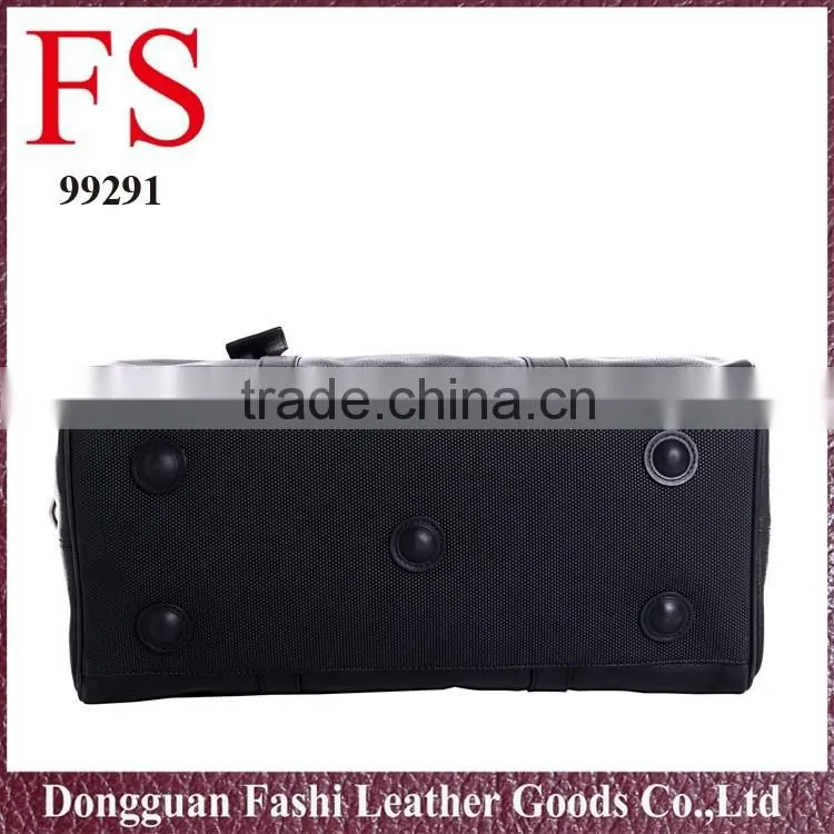 Western popular style men leather travel bag/lugguges bag