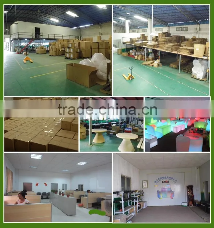 Garden Pot PE Plastic led flowerpot for even project