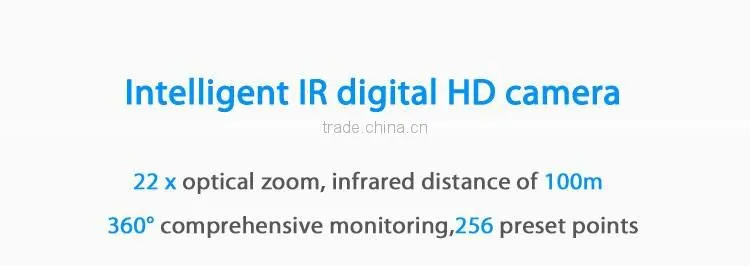 2016 Suntor Intelligent 22x 1080P Infrared Digital HD High Speed Dome IP IR Camera