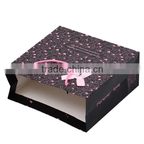 Black Popular Paper Gift Bag Paper