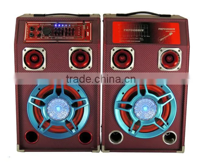 2015 Hot Sales Dual Wooden Active Amplified Speaker