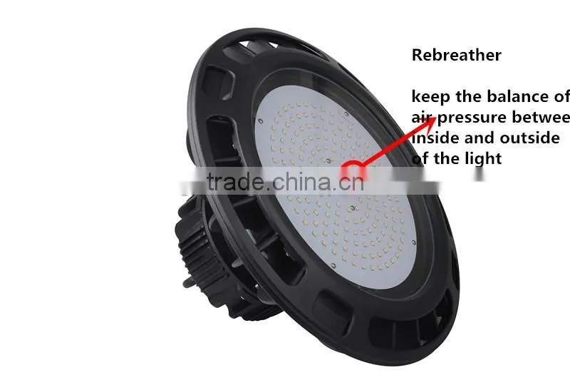 100w SNC top quality UL cUL DLC list dimmable UFO led high bay light to replace 250w mental halide lamp