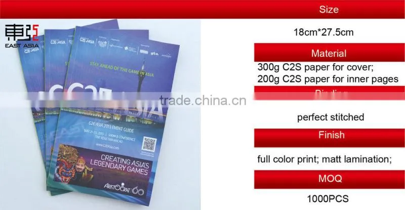 Perfect Binding Soft Cover Book Printing