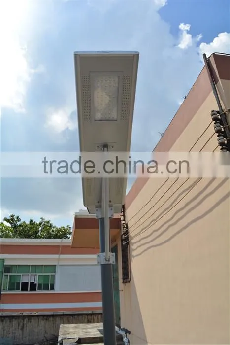 80W All-in-one Solar Powered LED Street Lighting