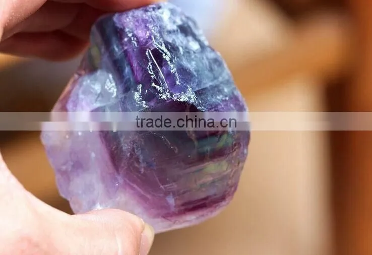 Natural flourite rough gemstone raw for wholesale