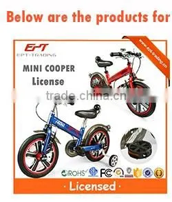 Hot selling kids 12 inch licensed bike with handle for sale