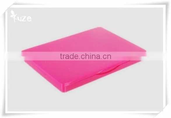 Plastic rectangle compact mirror case