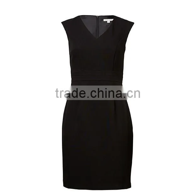 2016 Hot Selling Dress Fashion Design Wholesale Price New Fashion Ladies Dress In Black