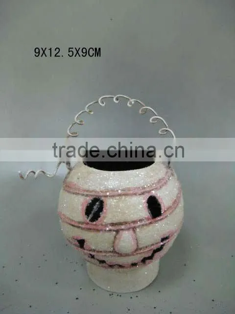 HALLOWEEN CAT DECORATION-- CANDLE HOLDER