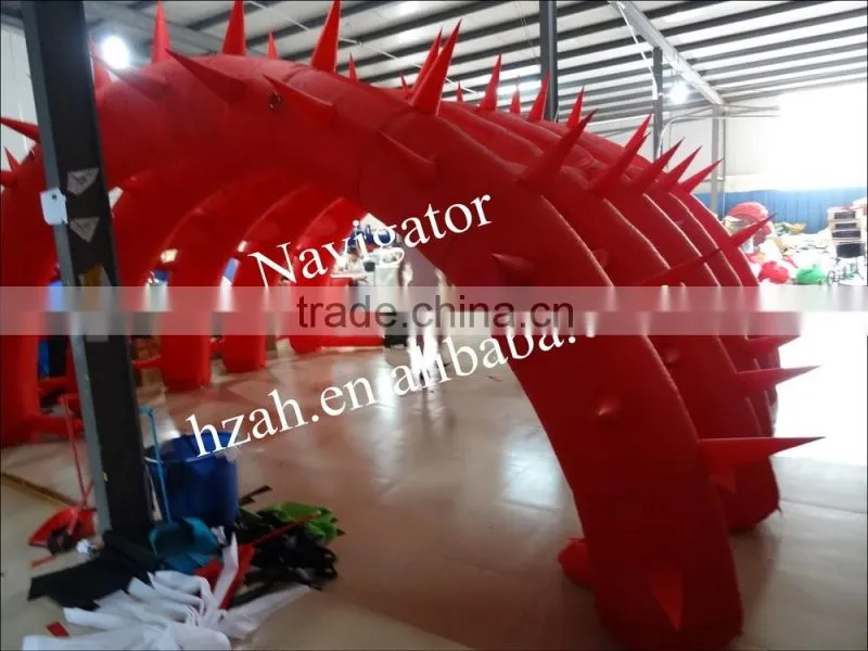Inflatable Football Tunnel Tent Inflatable Tiger Helmet