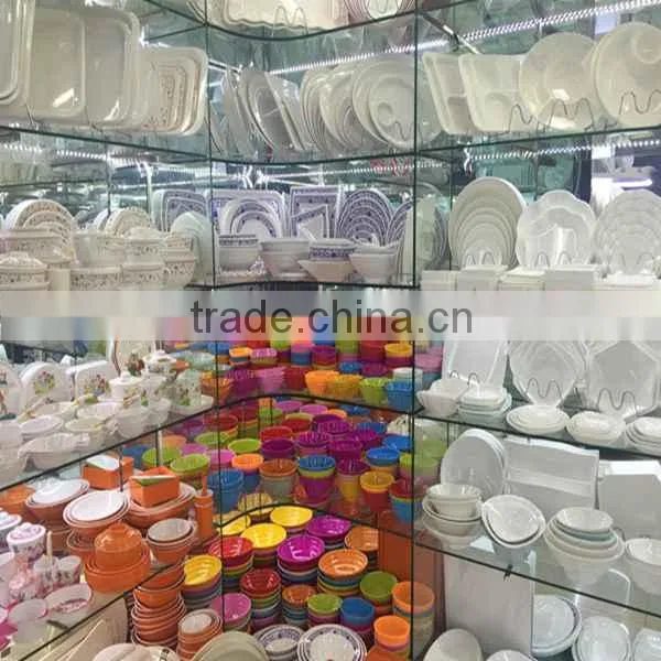 wholesale Food grade silicone housewares melamine tableware