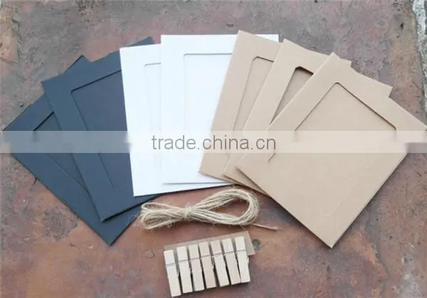 OEM creative Eco-friendly paper photo frame wholesale made in china