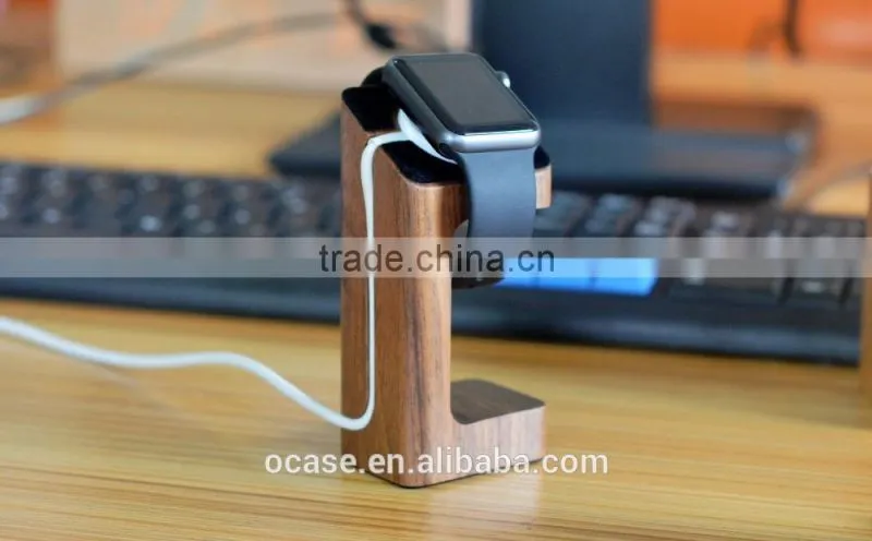 Real wooden stand For Apple Watch Charging Stand From China Supplier.