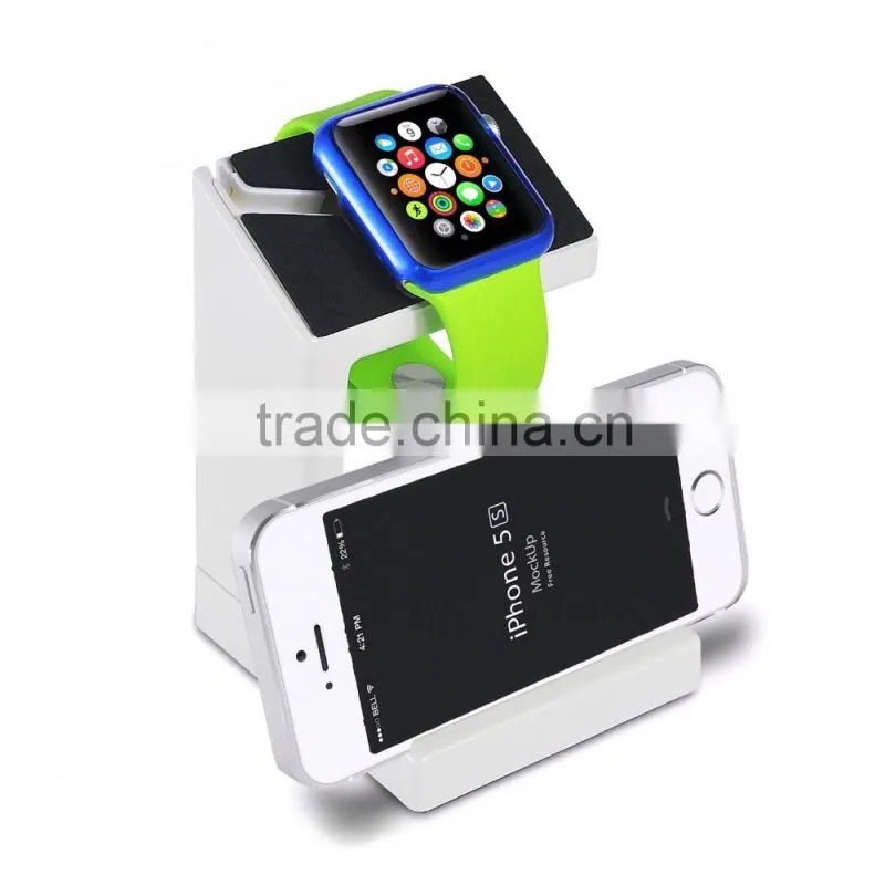 Hot selling factory price 2 in 1 stand holder for apple watch for iPhone