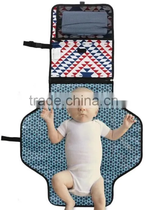 Colorful Triangle Design Baby Changing Station