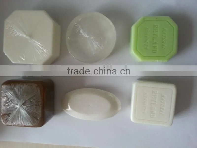 Automatic stretch film soap packaging machine