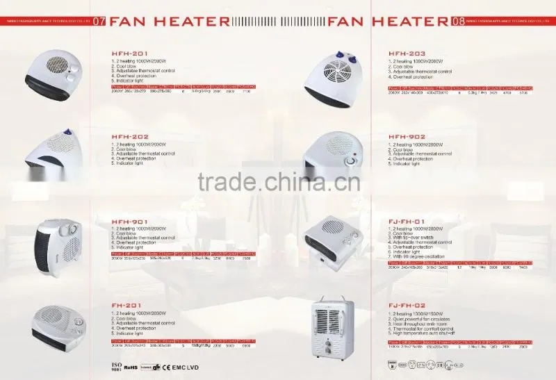 2000W ABS fan heater