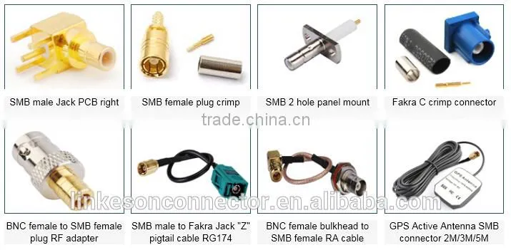 75ohm BNC male right angle Coax connector for RG179 cable