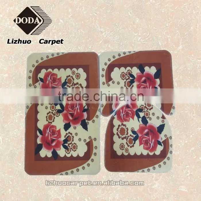 Cheap Printed PVC backing bath rug