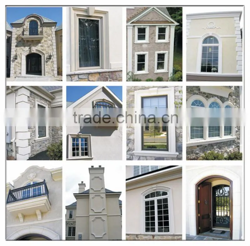 Polystyrene foam subassembly/element for building decoration
