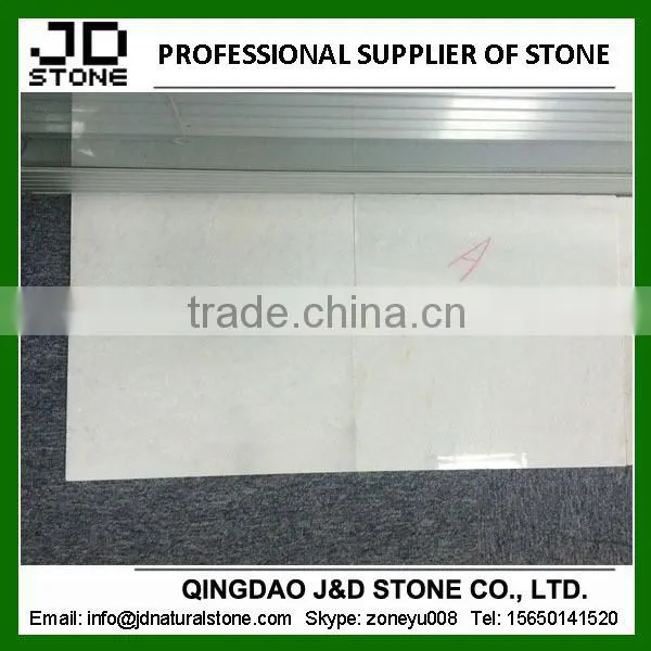 wall cladding and outdoor floor white marble tiles